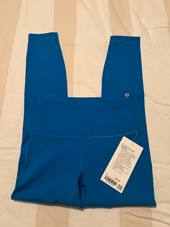 Lululemon High Rise Wunder Train Pant Poolside Size 4 - Picture 2 of 4